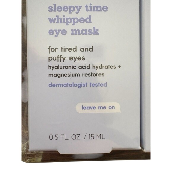 Freeman Sleepy Time Whipped Eye Mask 0.5oz Lot Of 4 Tired Puffy Eyes Travel Size - Picture 4 of 6